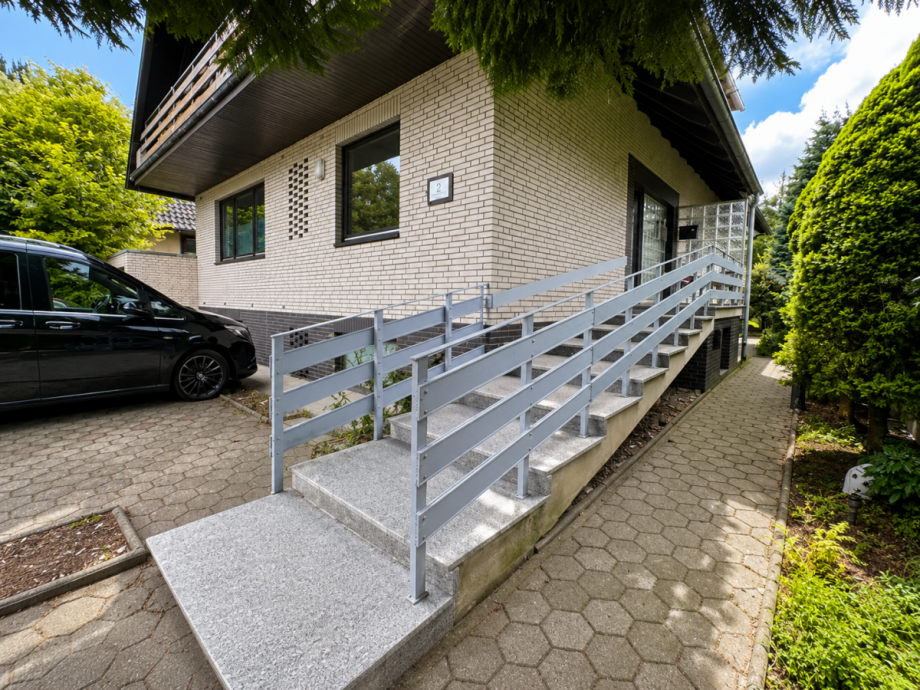 Eingang Treppe Wohn- / Gesch�ftshaus K�nigslutter