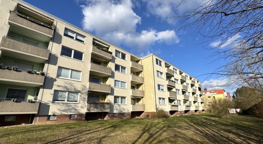 Gartenansicht Etagenwohnung Wolfenb�ttel