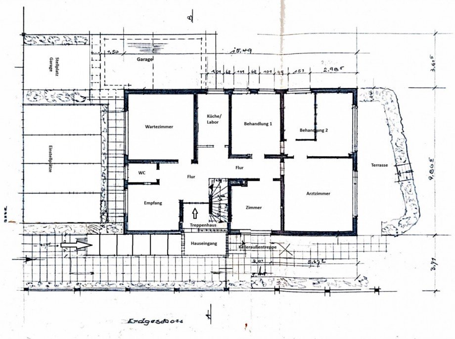 Grundrisse EG Wohn- / Gesch�ftshaus K�nigslutter
