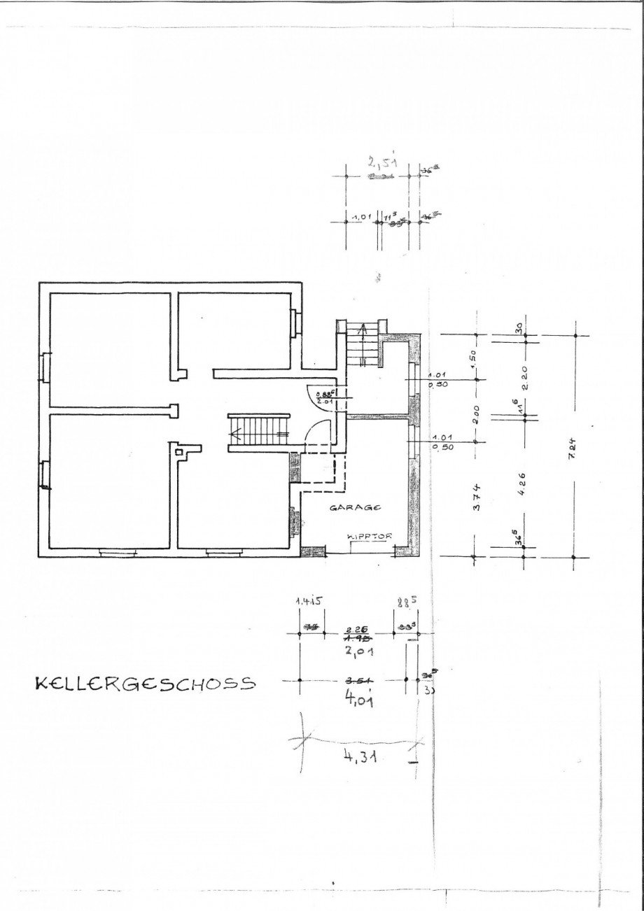 Grundriss KG Zweifamilienhaus Wolfenb�ttel