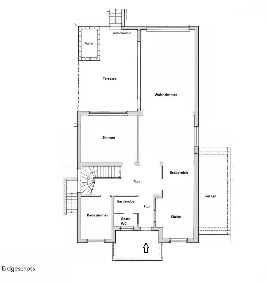 Grundriss EG Einfamilienhaus K�nigslutter am Elm