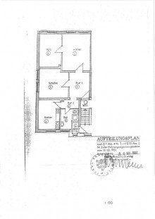 Grundriss Whg. 04 VERKAUFT!!!!    2 Wohnungen 1 Preis! Interessantes Anlagepaket in lukrativer Unin�he!