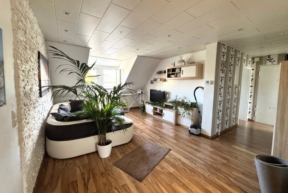 Wohnzimmer Dachgeschosswohnung Braunschweig