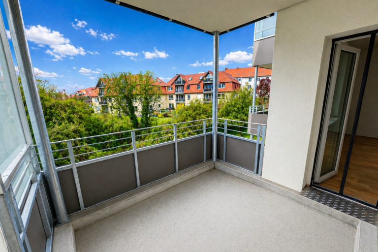 Balkon Braunschweig Etagenwohnung Ankommen und wohlf�hlen - lichtdurchflutete 3-Zimmer-Wohnung mit Sonnenbalkon