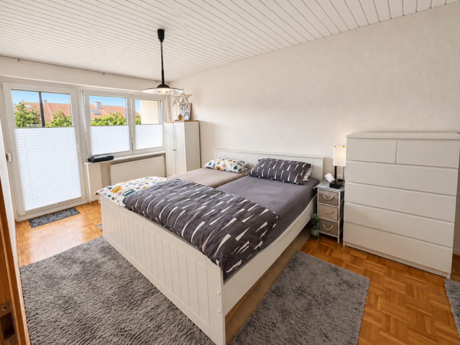 Schlafzimmer mit Balkon Reihenmittelhaus Salzgitter