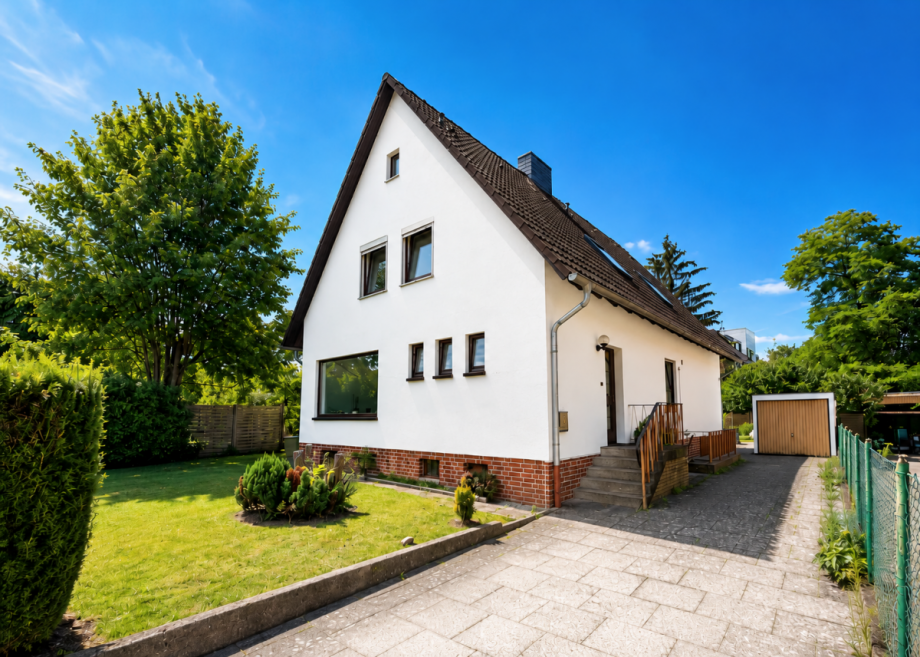 Strassenansicht Einfamilienhaus Braunschweig