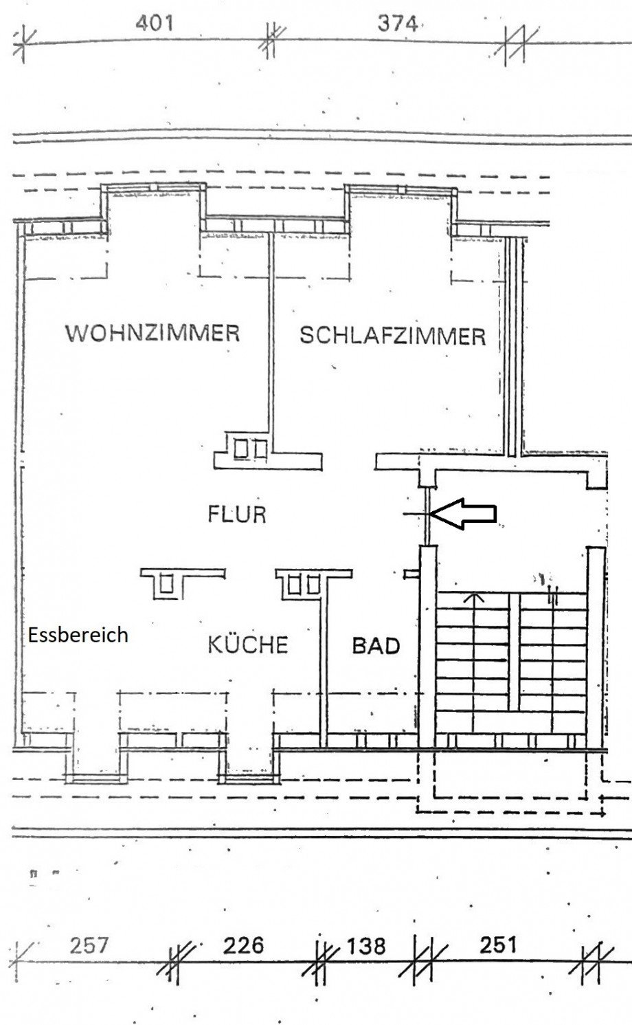 Grundriss Wohnung Dachgeschosswohnung Braunschweig