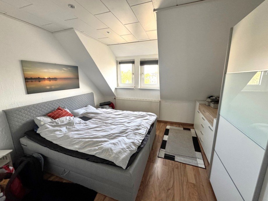 Schlafzimmer Dachgeschosswohnung Braunschweig