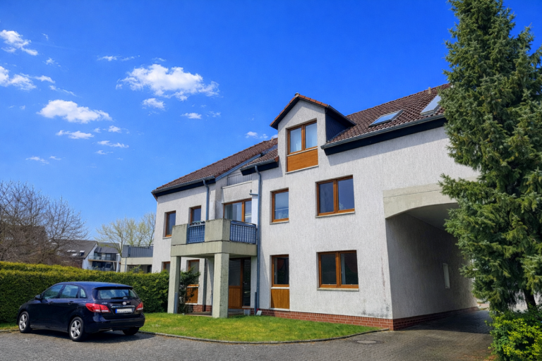 R�ckansicht Gifhorn Erdgeschosswohnung Ruhig gelegene Terrassenwohnung mit Garage & barrierefreiem Zugang