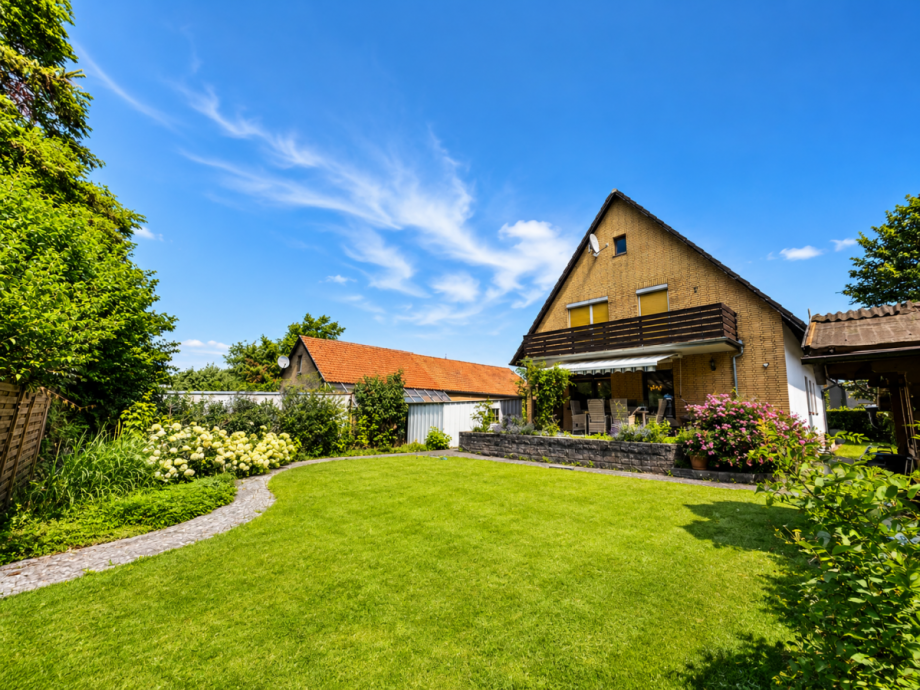 Gartenansicht Einfamilienhaus Braunschweig