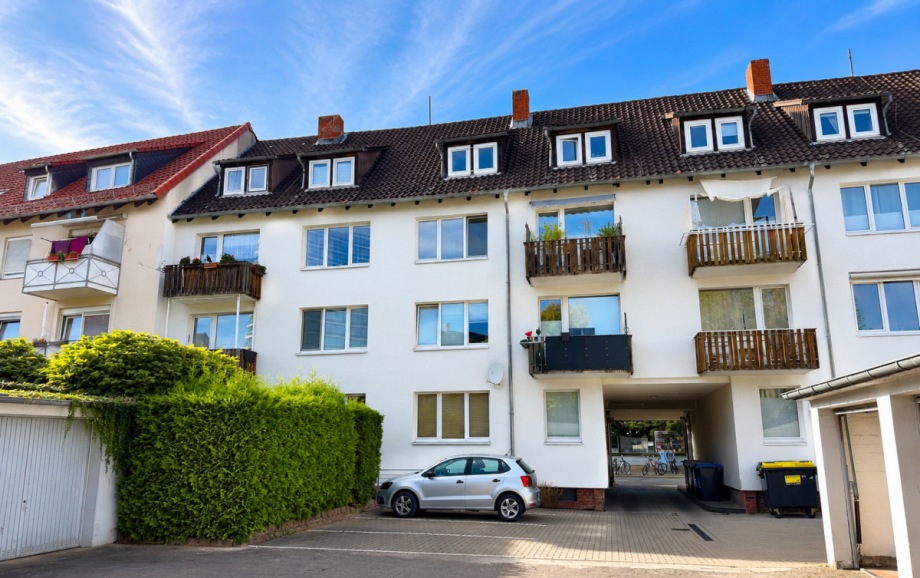 Hofansicht Etagenwohnung Braunschweig