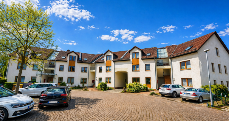 Titel Gifhorn Wohnanlagen Attraktive Erdgeschosswohnung mit Terrasse, Garage und barrierefreiem Zugang