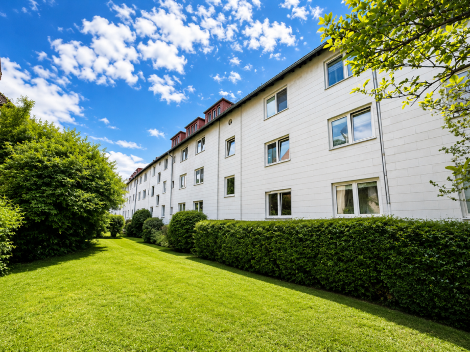 Gartenansicht Etagenwohnung Braunschweig