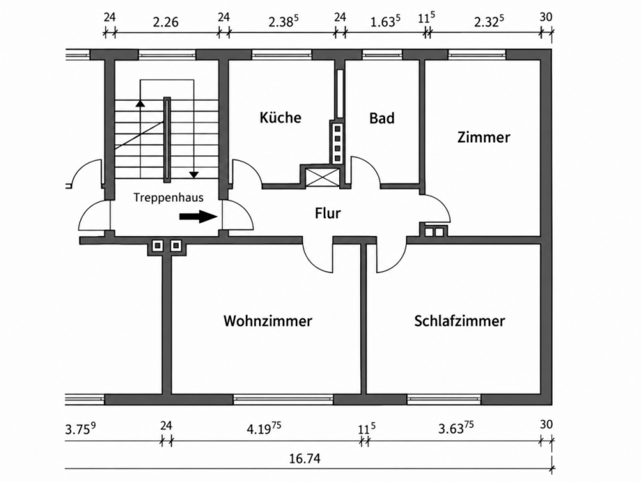 Grundriss Etagenwohnung Salzgitter